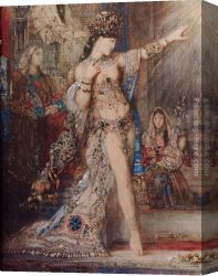 The Apparition [detail] Canvas Paintings - The Apparition [detail] by Gustave Moreau